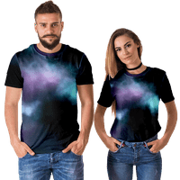 Zvijezde i nebo tiskovina Stylesshirt T majica Labava majica 3D vrhovi Pokloni Par odjeća 3D Print Tops