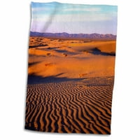 3Droze SAD, Kalifornija, Glamis pijeska dine na zalasku sunca. - ručnik, by