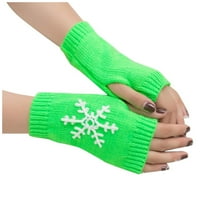 Tople rukavice Ženska djevojka pletena ruka bez prsta, drži tople zimske rukavice mekano toplo Mitten