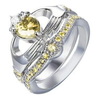 Prstenje za žene Božićne prodaje ručno rađene luksuzne ručne ručne ručne prsten, ručno držeći prsten