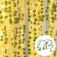 Duljina listova dušica, 6. FT viseći umjetni lažni lažni svjetlo za uređenje, stabilni ljetni ukrasi za vanjsko i unutarnje zalihe