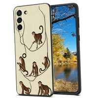Kompatibilan sa Samsung Galaxy S telefonom, a životinjski-majmun - Kućište za muškarce, fleksibilno