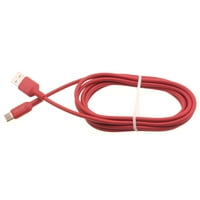 Crveni 6FT USB-C kabel za T-Mobile Revvl Pro 5G telefon - Kabel za punjač Power Wire Type-C Brzi naboj