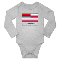 Ponosan što sam armenska američka beba dugačka bodi