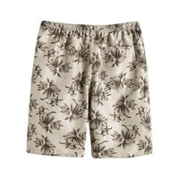 Muške havajske kratke hlače Ležerne ljetne kratke hlače sa džepom Khaki veličine 2xl