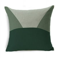 45x Morandi Green Stripe geometrijski poklopac jastuka Početna Dekorativni jastuk na kauč na razvlačenje