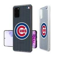 Chicago Cubs Galaxy Text Backdrop Clear Case