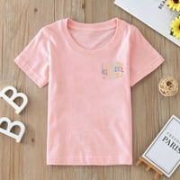 Djevojčica Toddler Slatka košulja Dječji majice Dječji dečji dečji dečji dečji slow pismo za štampanje