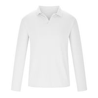 Muške košulje Sport Ležerne prilike dugih rukava Wicking Golf Majica Pamuk Slim Fit Revel Tenis bluza