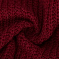Cardigan džemperi za žene Ženska labava karirana boja odgovara pletenim kardiganskim modnim džemper