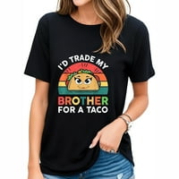 Smiješni trgovinski brat taco majica Meksički utorak TwoSday majica
