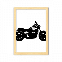 Mehanički otvor za motocikl uzorak ukrasni drveni slikanje Naslovnica Dekoracija Frame slike A4