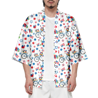 Dan nezavisnosti Kimono Robe Cloak Fantastic Magic Atraktivni dizajn Poklopac poklopca plaže za tinejdžere
