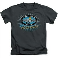 Trevco Survivor-s mog ostrva - maloljetnika kratkih rukava 18- TEE - CHARCOAL - mala 4