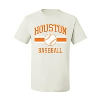 Wild Bobby Grad Houston bejzbol fantasy Fan Sports Muška majica, Bijela, velika