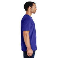 Justklanks muški čekići kratkih rukava majica sa majicom i ramena majica češljana pamučna majica