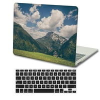 Kaishek Tvrtka futrola samo za MacBook Pro S sa XDR displejom i ID-om dodirom TIP C + Crni poklopac