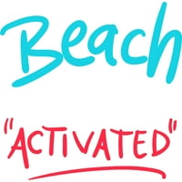 Način na plaži Aktivirani ljetni odmor Putovanje Black Graphic Pulover Hoodie - Dizajn od strane ljudi