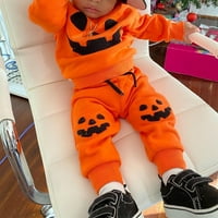 Baby Boys Halloween Outfit Punkenin Ispis Duks + elastične hlače postavljene dječje djece Dječaci