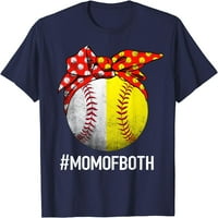 Drvo mama oba majica za žene Baseball mama softball mama majica
