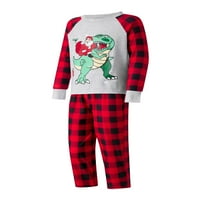 Božićna porodica Pajamas Holiday Christma Pajama Porodica Podudaranje PJS Podesite spavanje Jeleer Xmas