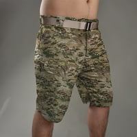 CLLIOS muški Camo Cargo kratke hlače Plus size Multi džepovi Hlače na otvorenom Borbene kratke hlače