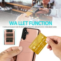 Feishell Fit za Samsung Galaxy A 5G futrola za telefon sa ID-om kreditne kartice, udarna premium PU
