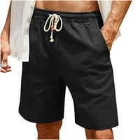 Muška elastična stručna kratke hlače Čvrsta džepa hlače casual habaju vježbanje vježbanja