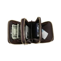 Tepilte kožni mobilni telefon torbica za više džepne točke na ramenu s ramenom na rame