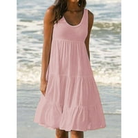 Luiyenes vruće ružičaste suknje čvrsto novo haljina ljetnog stila