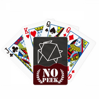 Geometrijski oblik kornjače Orige Tortoise Peek Poker igračka karta Privatna igra