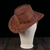 Casual zapadne kaubojske kaubojske kaubojske kaubojske kaubojske kaubojske hat umjetni antilop široki