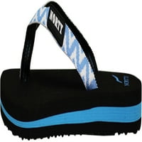 Ženske flip flops za odrasle ženske sandale crne plave - trči veličina male