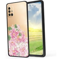 Kompatibilan sa Samsung Galaxy A 4G futrolom telefona, cvjetni-cvijeće-slatki futrola Muškarci, fleksibilni silikonski udarni kofer za Samsung Galaxy A 4G