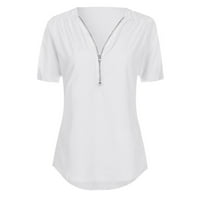 Ženska majica Labavi povremeni patentni zatvarač TEE bluza v Dame bluza za žene