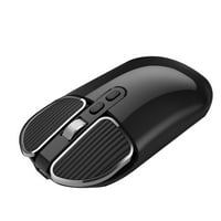 TALUOSI Bluetooth kompatibilan sa bežičnim dvostrukim načinom punjivih zvuka optički miš za laptop