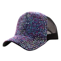 Dadaria Fedora šeširi za muškarce Žene izvezeni cvjetni traper kapa modna bejzbol kapa Topee ljubičasti,