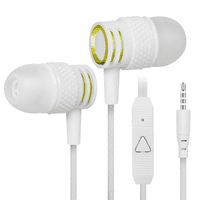 Urban R noseći slušalice sa mikrovima za Oppo K sa kablom bez zapetljanja, zvukom izolacijskih slušalica, dubokim basom, u ušnim savjetima silikonskih savjeti