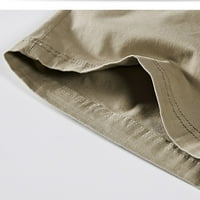 Edvintorg Teretne kratke hlače za muškarce Cleariance Casual Hotsas Solid patentni džep Srednja struka