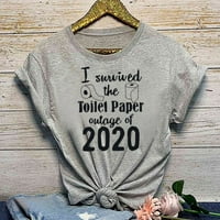 Ljetna bluza Ženska toaletna papir Dođite uzeti Thirt Toalet Paper Smiješna košulja Kratki rukav Top