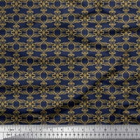 Soimoi baršun tkanina filigrana Damask Print tkanina sa širokim dvorištem