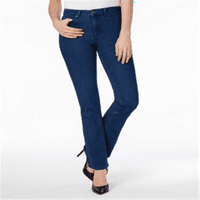 Charter Club Ženski Prescott Tummy Control Bootcut Jeans Blue Size Petite