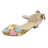 Gomelly Mary Jane cipele za djevojke haljina cipele blistaju princeze cipela zlato 11.5c
