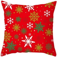 Glonme Cushion Cover Početna Dekor jastuk navlake Xmas 18x18 Kvadratni jastučni list Santa Claus Božićni prijenosni moderni # komad