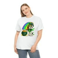 FamilyHop LLC Beagle pas Irski Leprechaun Saint St Patrick Day košulja, Dnevna majica Dog St Patricks, Patricks Day Ženska grafička majica