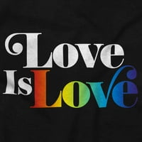 Ljubav je ljubav LGBT gay ponos rainbow muške grafičke majice ties brisco brendovi 4x