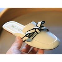 Daeful Girls ravne sandalne sandale sandalama skliznuti na ljetnim papučama Neklizajući povremeni papučice svakodnevno klopovi klizi bijela 10c