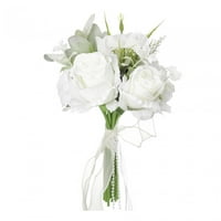Bridalni buketi Lažni ružičarski moderni cvijet za vjenčanje mladenke