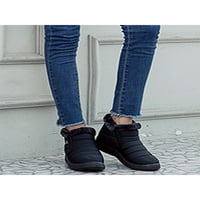 Lacyhop Žene Vodootporne ceralene cipele snježne cipele za gležnjeve dame zimske tople ravne cipele veličine