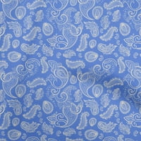 Onuone pamučno kamebric srednje plave tkanine blok haljina materijala tkanina za ispis tkanina od dvorišta